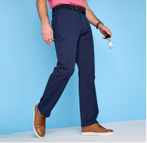 Stretch Chino Trouser with Free Belt - MT328